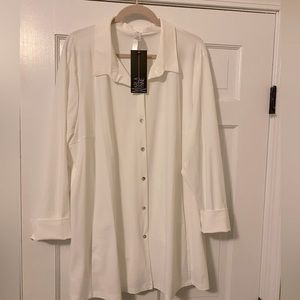 Marla Wynne button front blouse